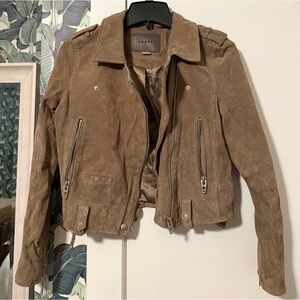 Blank NYC Cropped Suede Jacket